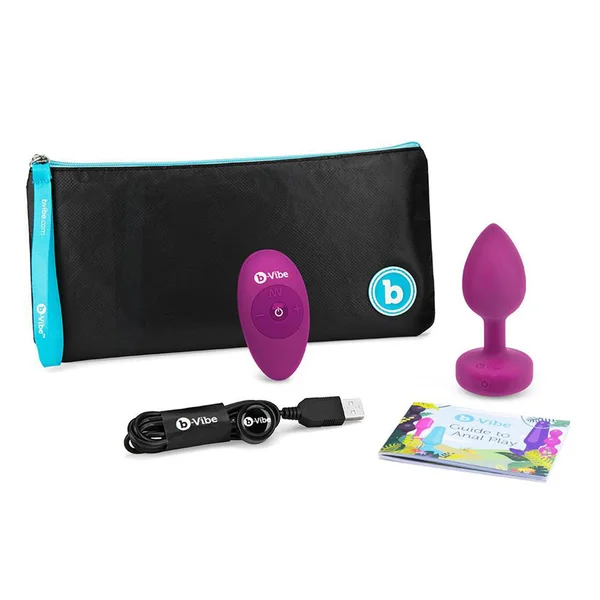 B-Vibe Vibrating Jewel Remote-Controlled Butt Plug — image 6 of 10
