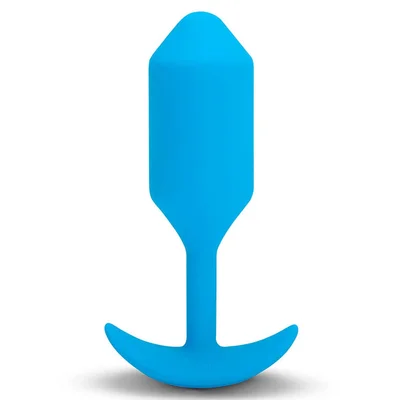 b vibe snug plug 3 large weighted vibrating silicone butt plug