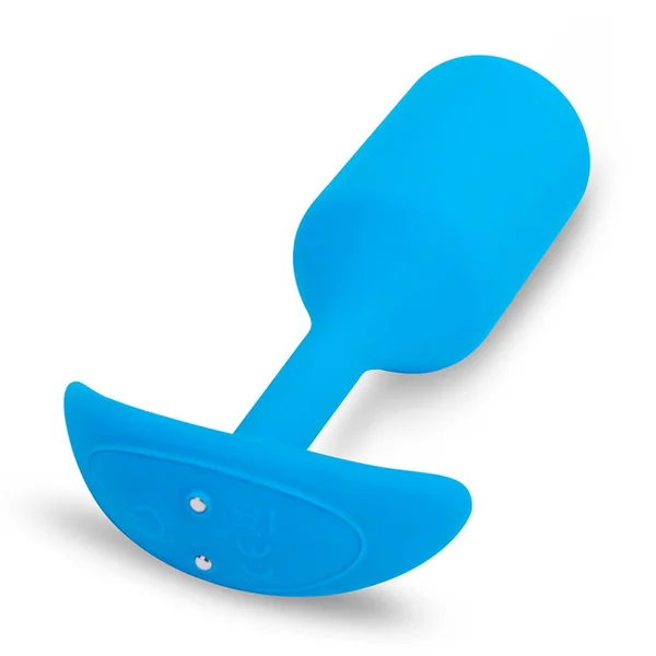 b-Vibe Snug Plug 3 Large Weighted & Vibrating Silicone Butt Plug — image 2 of 3
