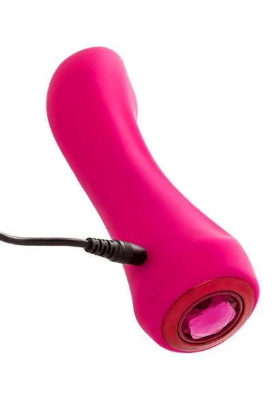 Calexotics Bliss 7" Silicone Classic Vibrator with Gem Base — image 3 of 4