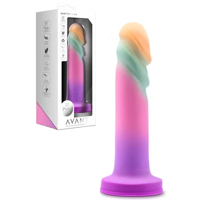 blush sunrise gaze 75 hand sculpted silicone dildo with suction cup base