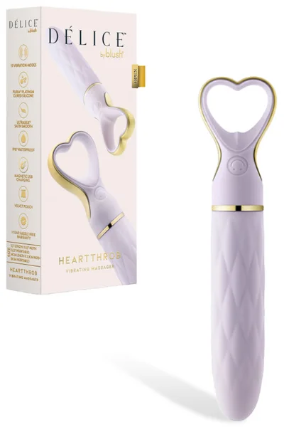 Blush Delice Heartthrob 5.5" Vibrator with Heart Shaped Handle — image 6 of 10