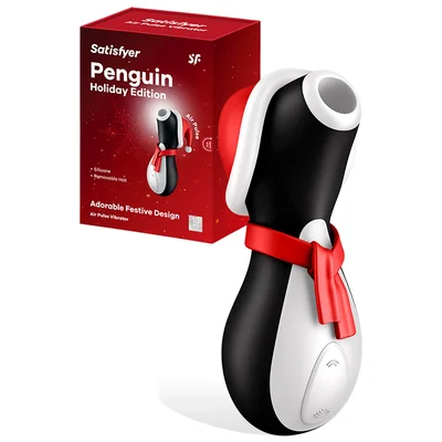 satisfyer penguin holiday edition 49 air pulse clitoral stimulator