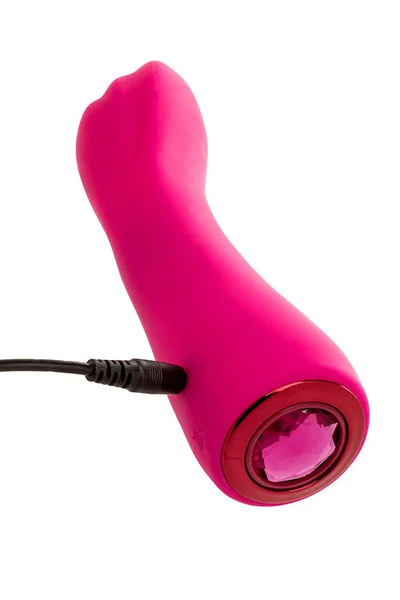 Calexotics Curve 7" Silicone G Spot Vibrator with Gem Base — image 3 of 8