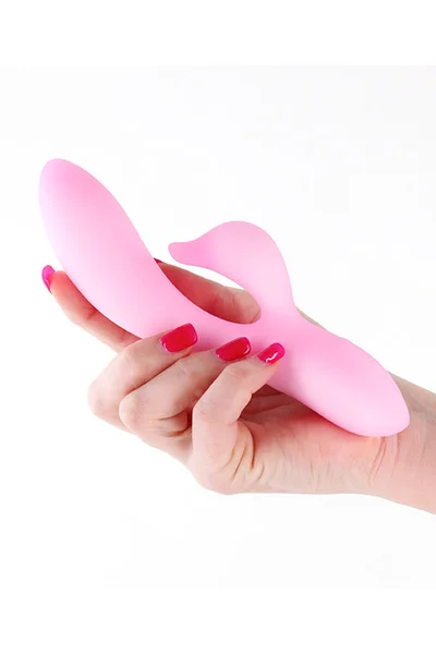 nsnovelties Pure Dawn Dual Layered Silicone 7.1" Rabbit Vibrator — image 3 of 3