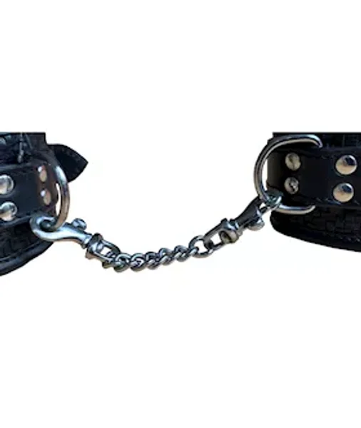 Leather Mesh Heavy Duty Cuffs — image 3 of 4