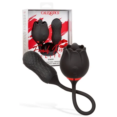 calexotics french kiss elite siren clitoral and anal stimulator