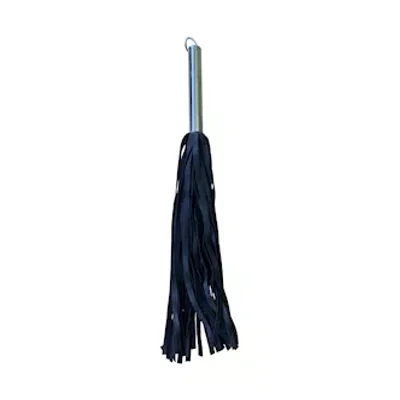 metal handle soft leather flogger