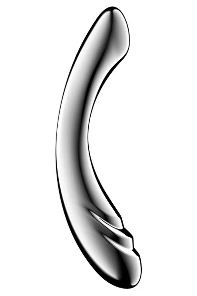 Satisfyer Pure Gravity 3 Weighted 8.2" Stainless Steel Dildo — image 2 of 10