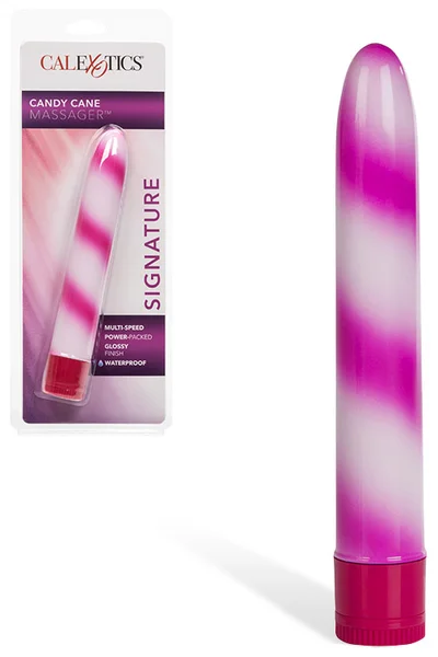 Calexotics Candy Cane 6" Waterproof Vibrator — image 4 of 6