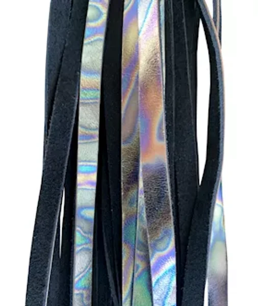 Shiny Leather And Suede Flogger — image 3 of 3