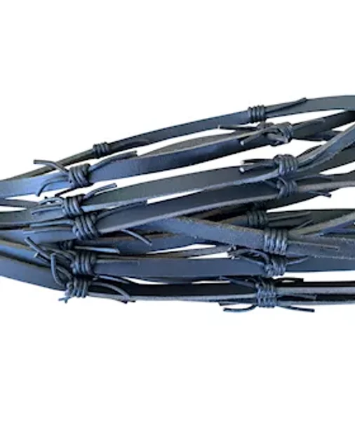 Bound X Cat 'o' Nine Tails Style Leather Flogger — image 2 of 3