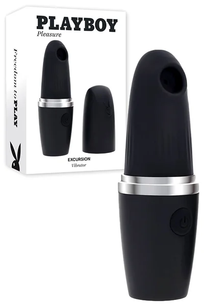 Playboy Excursion 5.6" Clitoral Suction Lipstick Vibrator — image 7 of 12