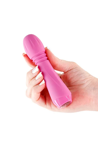 nsnovelties Flora 5.3" Compact Wand Massager with LED Heart Base — image 2 of 4