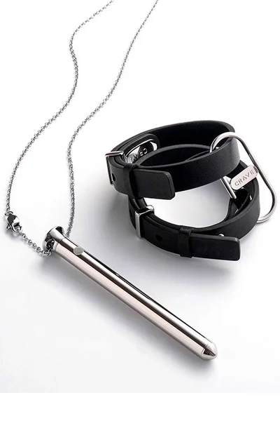 Crave Classic Pleasure Vibrating Necklace & Wrist Cuffs Set — image 13 of 18
