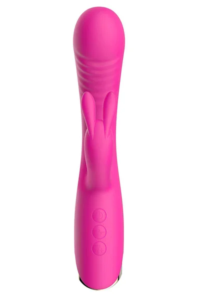 Adam and Eve Hopping Bunny 8.5" Triple Stimulation Rabbit Vibrator — image 3 of 3
