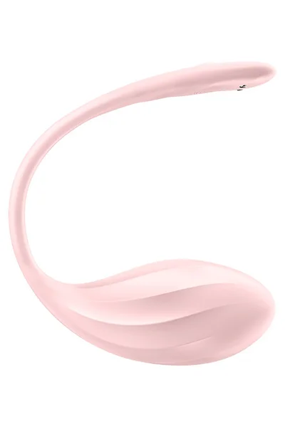 Satisfyer Ribbed Petal App Compatible 9" Wearable Vibrating Egg with Remote Control — image 2 of 5