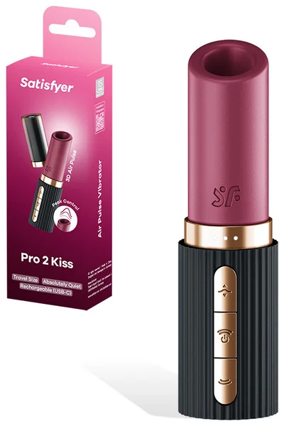 Satisfyer Pro 2 Kiss 4.5" Air Pulse Clitoral Stimulator — image 13 of 18
