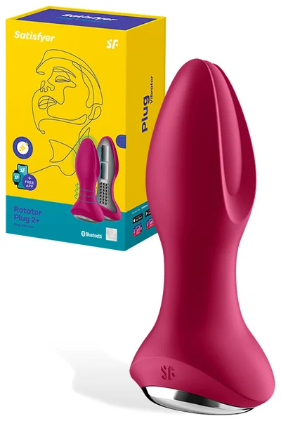 Satisfyer Rotator Plug 2 Plus App Controllable 5" Rotating Vibrating Butt Plug — image 11 of 15