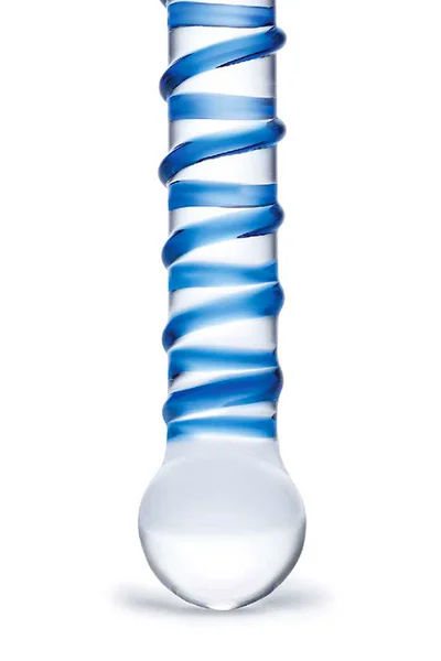 Glas Mr Swirly G Spot 7" Glass Dildo — image 9 of 18