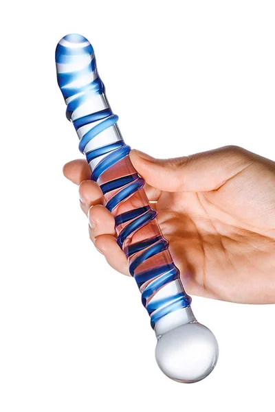 Glas Mr Swirly G Spot 7" Glass Dildo — image 17 of 18