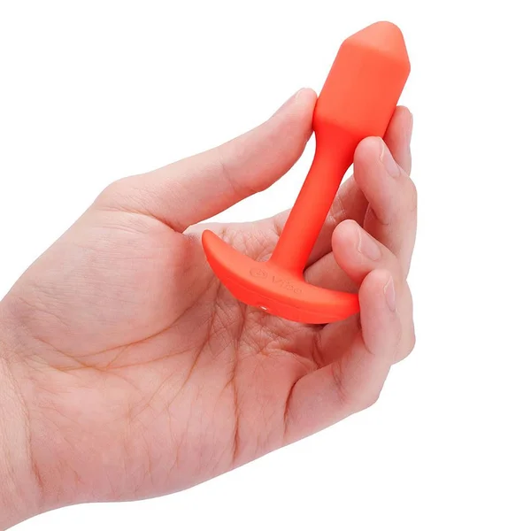 b-Vibe Snug Plug 1 Small Weighted & Vibrating Silicone Butt Plug — image 3 of 3