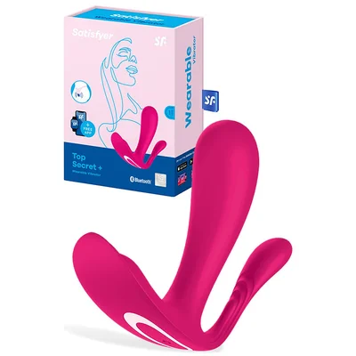 satisfyer top secret plus 43 wearable g spot anal vibrator