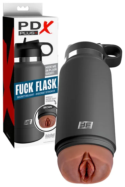 PDX Plus Fap Flask Secret Delight 9.4" Discreet Water Bottle Stroker — image 7 of 10