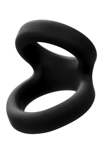 Adam and Eve Silicone Snug Tugger 2.25" Dual Cock Ring — image 2 of 2
