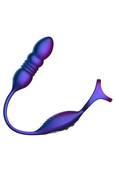 Hueman Deep Impact 9.6" Cock & Ball Ring With Thrusting Prostate Stimulator & Remote Control — image 2 of 5