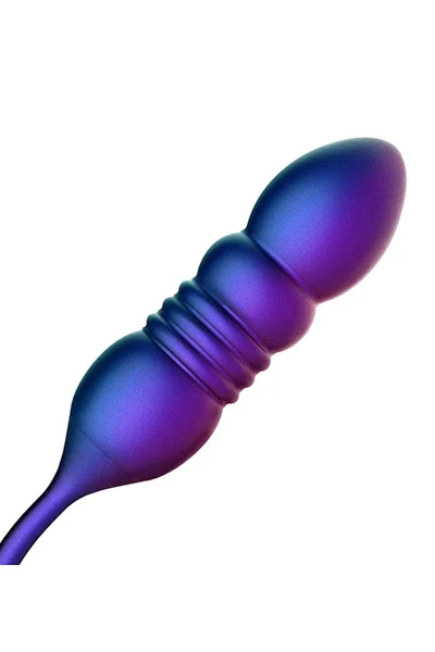 Hueman Deep Impact 9.6" Cock & Ball Ring With Thrusting Prostate Stimulator & Remote Control — image 3 of 5