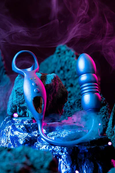 Hueman Deep Impact 9.6" Cock & Ball Ring With Thrusting Prostate Stimulator & Remote Control — image 5 of 5