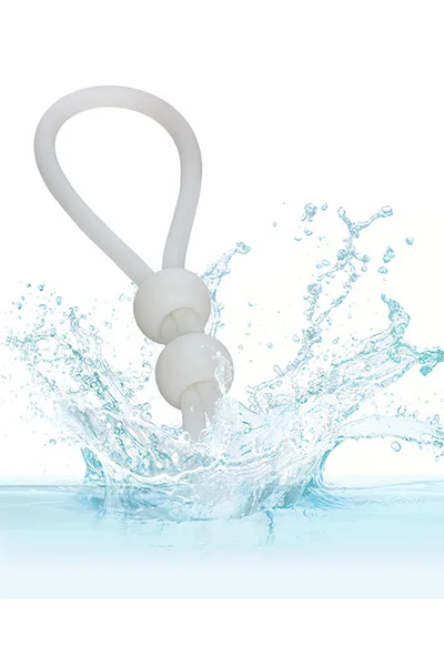 Calexotics Alpha Liquid Silicone 7.5" Dual Lasso Cock Ring — image 15 of 15