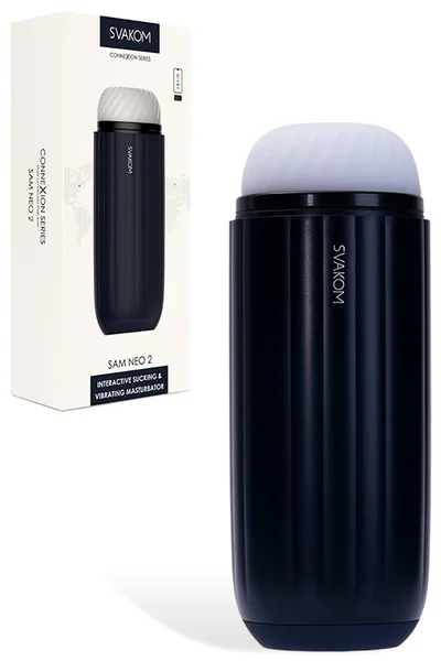 Svakom Sam Neo 2 8.9" App Compatible Masturbator with Suction & Vibration — image 7 of 12