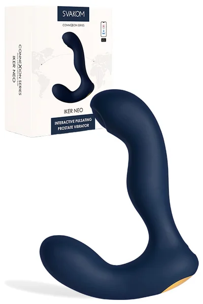 Svakom Iker Neo 5.3" App Compatible Vibrating & Pulsating Prostate Massager — image 7 of 12