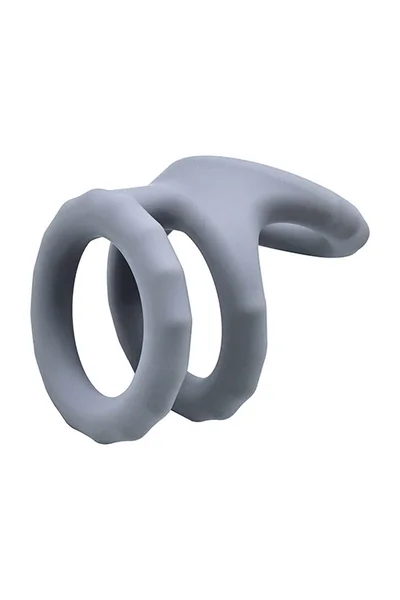 Adam and Eve Adam's 2.7" Triple Ring Ridged Silicone Cock And Ball Cage — image 2 of 4