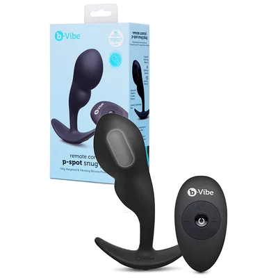 b vibe p spot snug plug 47 weighted prostate massager with remote control 145g 51oz