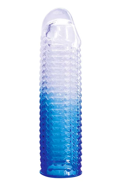 Adam and Eve Sapphire 4 Piece 6.5" Penis Sleeve Set — image 3 of 5