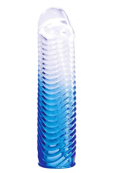 Adam and Eve Sapphire 4 Piece 6.5" Penis Sleeve Set — image 2 of 5