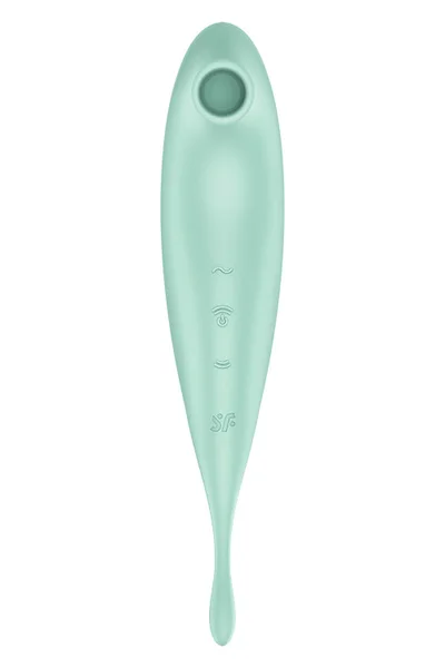 Satisfyer Twirling Pro Plus App Controllable Hybrid 8" Air Pulse Clitoral Stimulator — image 12 of 15