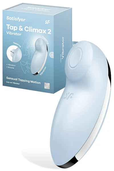 Satisfyer Tap & Climax 2 4.5" Lay On Vibrator — image 5 of 8