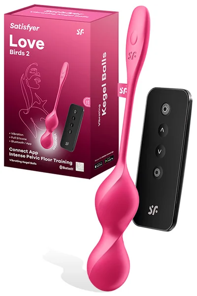 Satisfyer Love Birds 2 App & Remote Controllable 8.7" Vibrating & Weighted Kegel Balls — image 11 of 15
