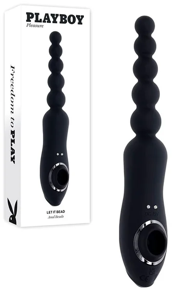 Playboy Let It Bead 9.1" Double Ended Clitoral Stimulator and Anal Beads — image 5 of 8