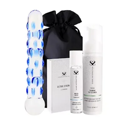 free lucent teardrops glass massager essentials bundle