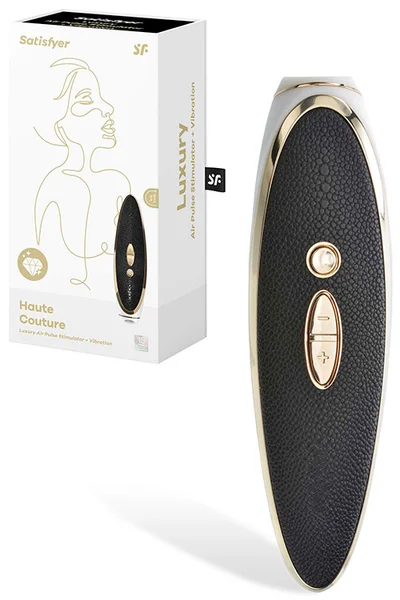 Satisfyer Haute Couture 7.6" Luxury Air Pulse Stimulator with Vibration — image 4 of 6