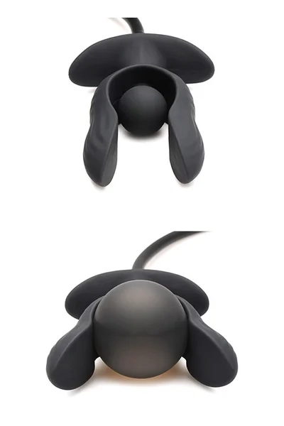 Master Series Dark Pearl Inflatable Remote Controllable Vibrating Butt Plug — image 9 of 10