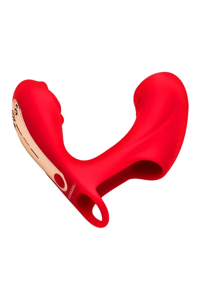 Bloomgasm Rose Touch Pulsing 4" Silicone Finger Vibrator — image 3 of 4