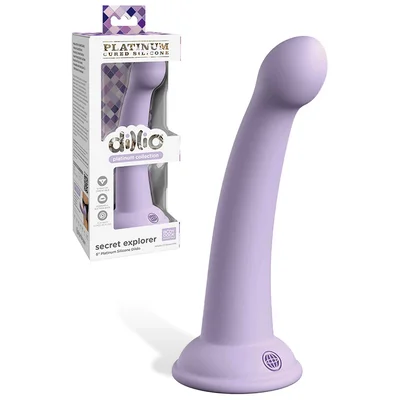 dillio platinum cured silicone secret explore 675 suction cup dildo