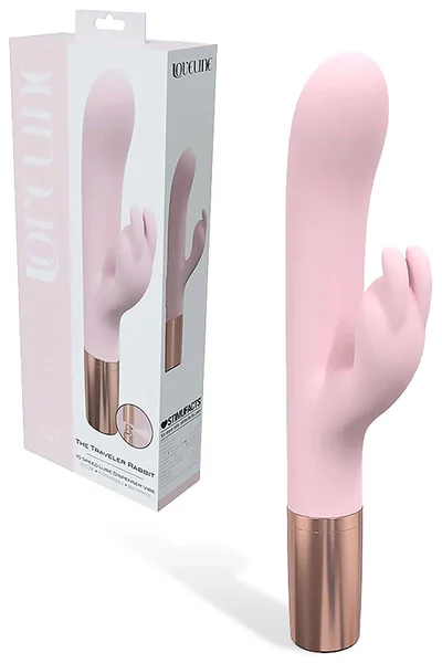 Shots Toys LoveLine 8" Rabbit Vibrator with Internal Lube Dispenser — image 4 of 6
