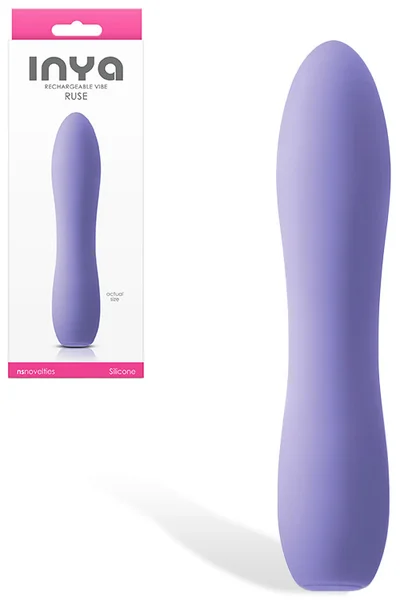 nsnovelties Inya Ruse 5.4" Compact Silicone Classic Vibrator — image 3 of 4